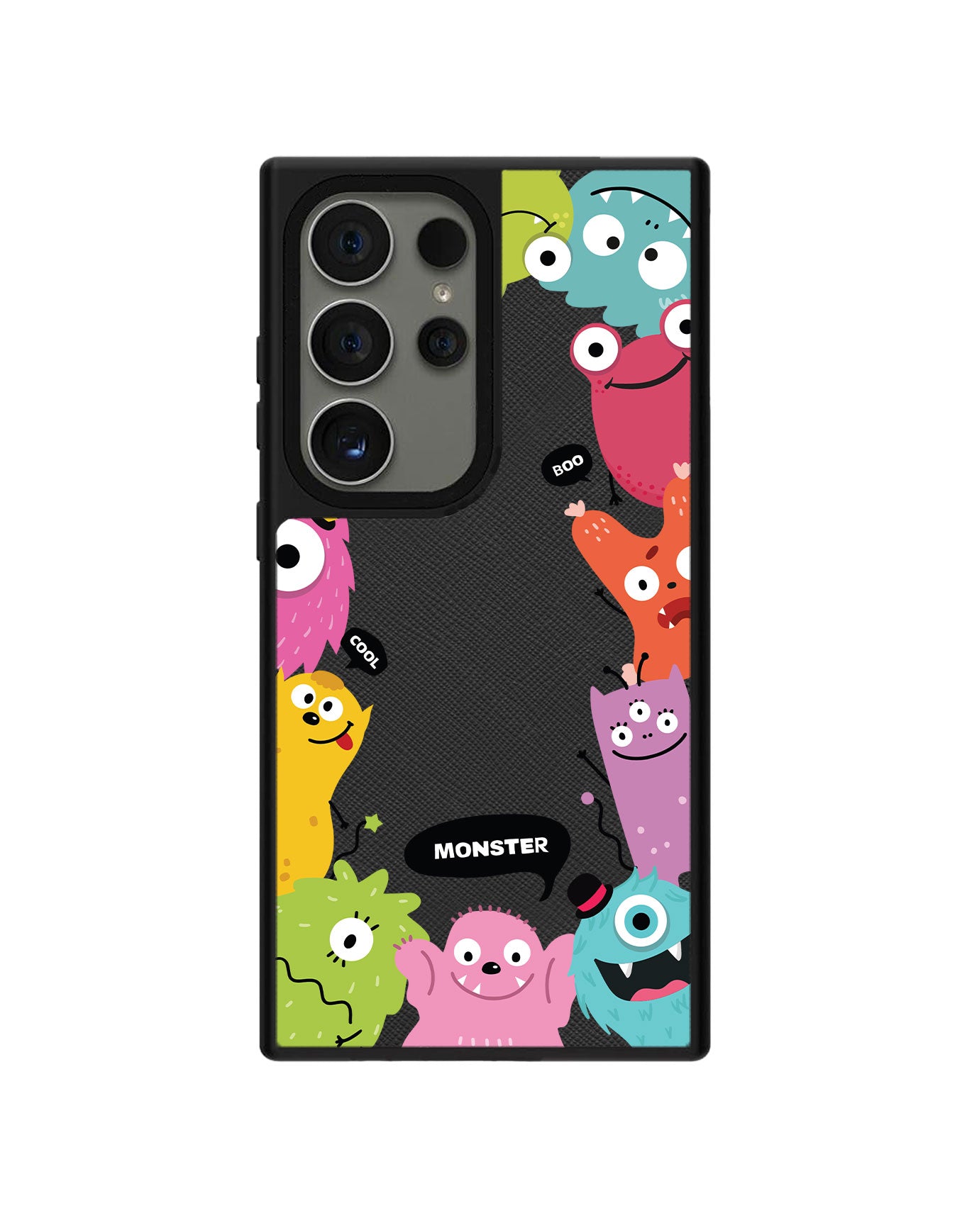 Android Leather Grip Case - Little Monster