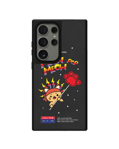 Android Leather Grip - Meow Pop 1.0