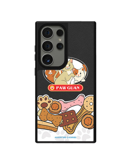 Android Leather Grip - Pawguan Cat