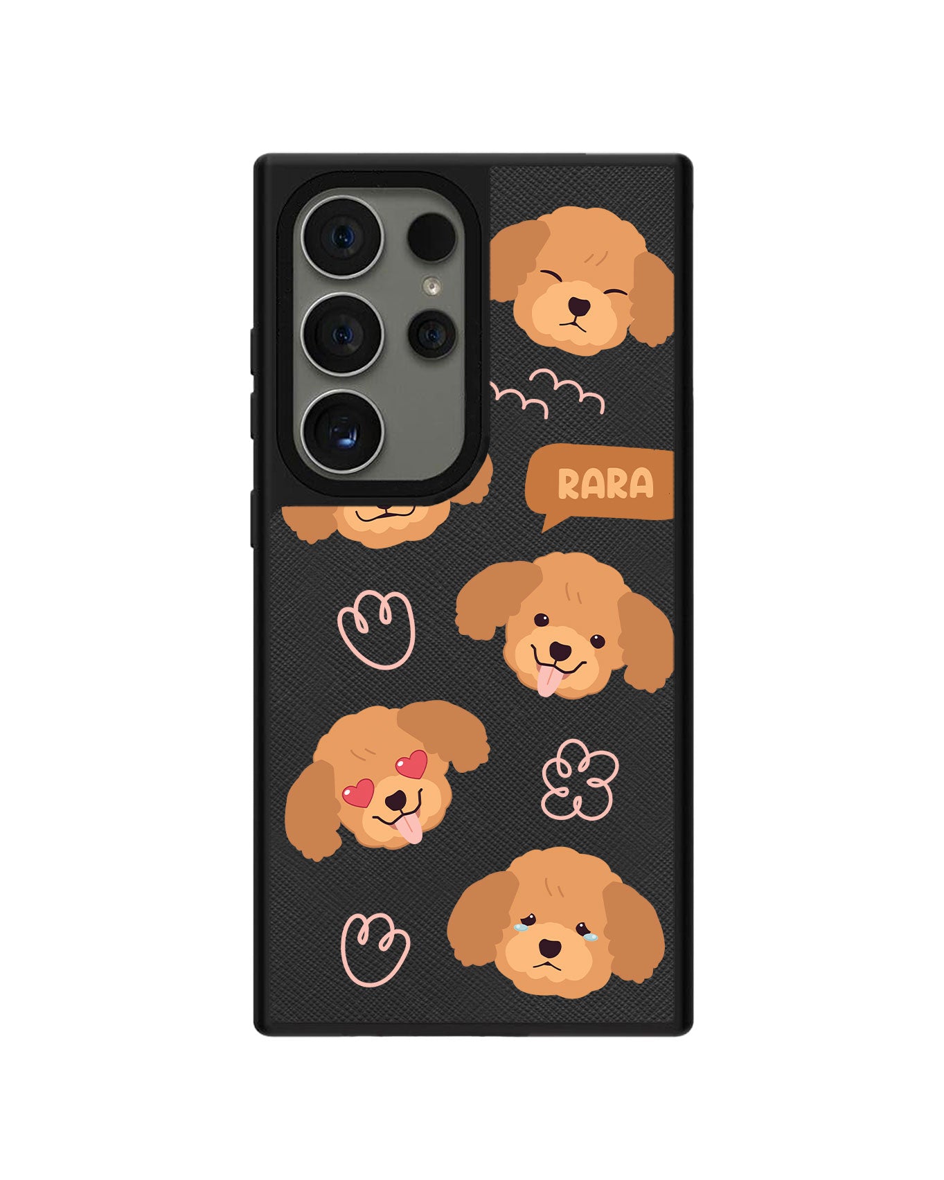 Android Leather Grip Case - Poodle Squad 3.0