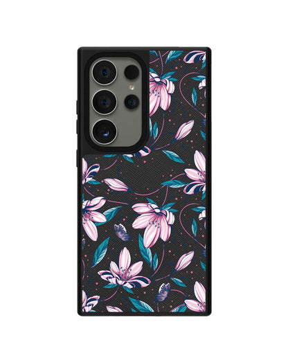 Android Leather Grip - Pink Tulip