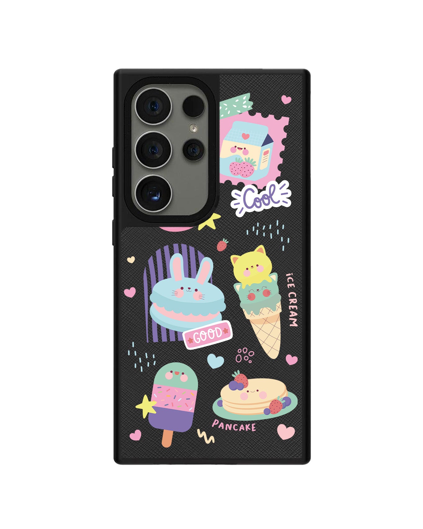 Android Leather Grip Case - Sweet Cafe