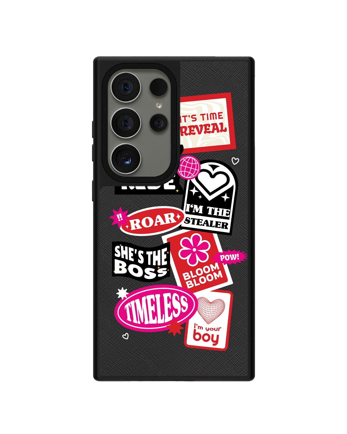 Android Leather Grip Case - The Boyz Song Sticker Pack