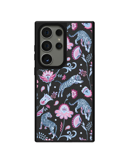 Android Leather Grip - Tiger & Floral 3.0
