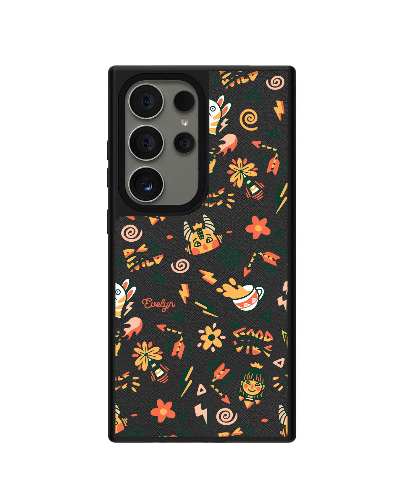 Android Leather Grip Case - Wild & Free