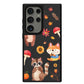 Android Leather Grip Case - Autumn Animals