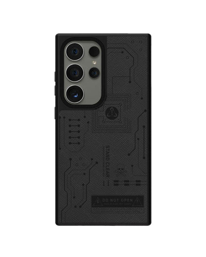 Android Leather Grip - Circuit Black
