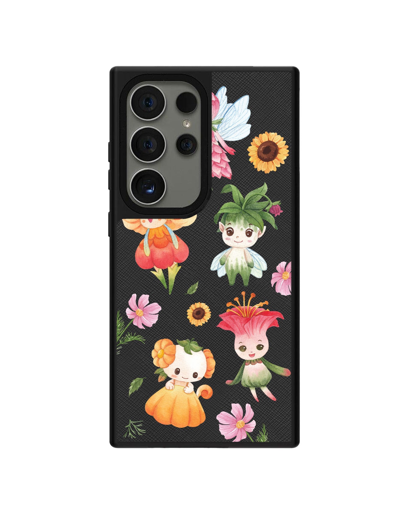 Android Leather Grip Case - Magical Garden