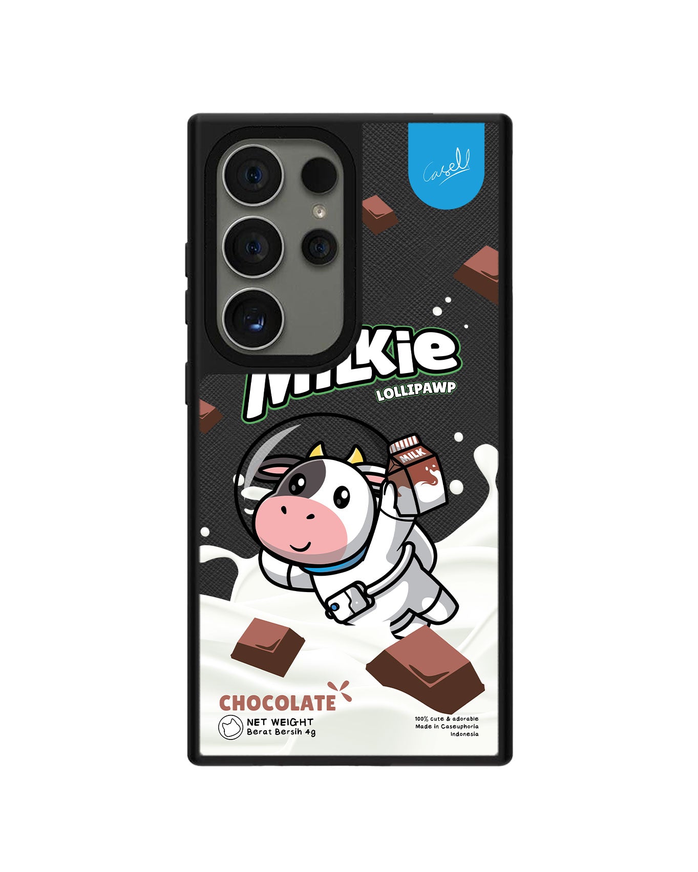 Android Leather Grip Case - Milkie