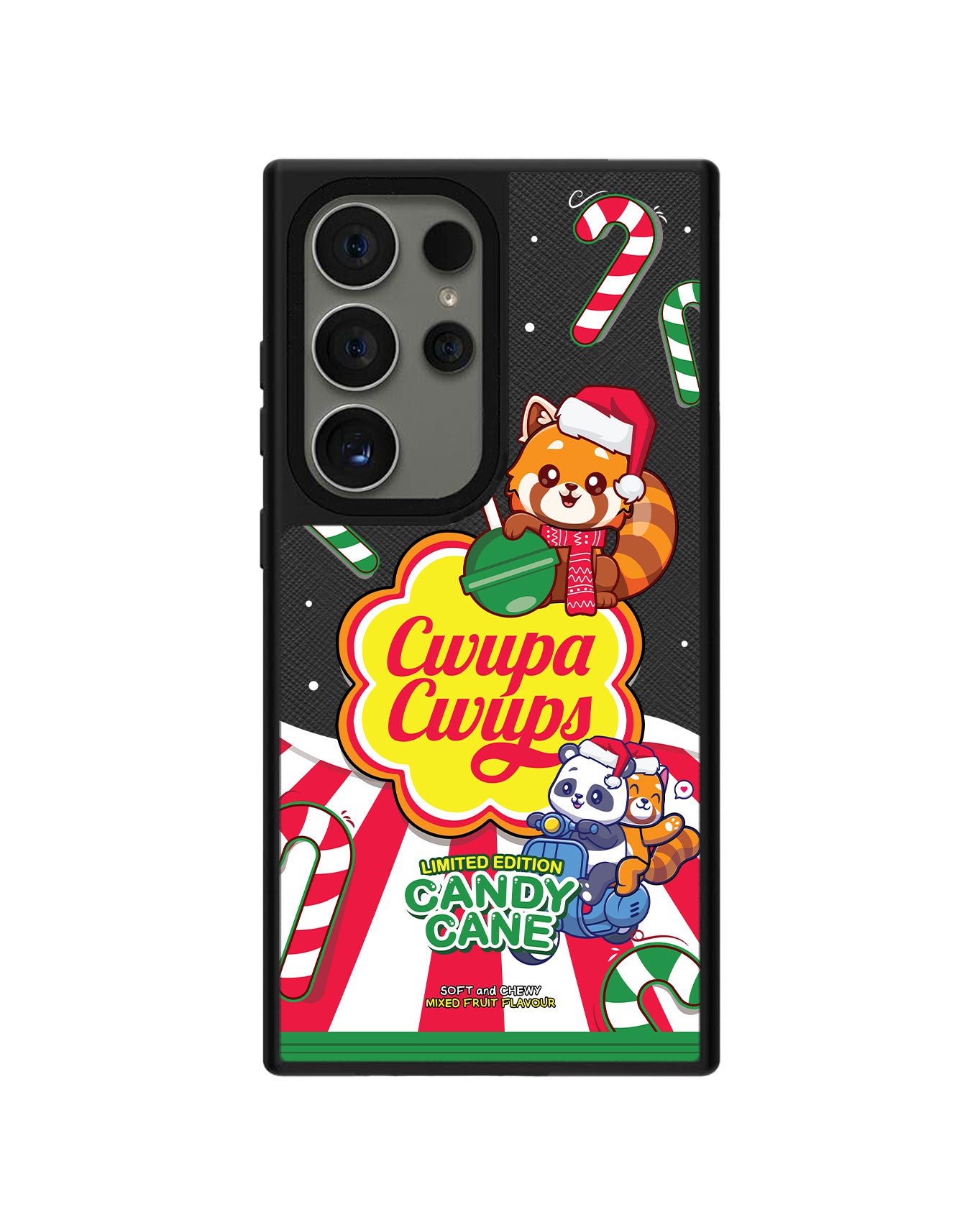 Android Leather Grip Case - Cwupa Cwups Christmas