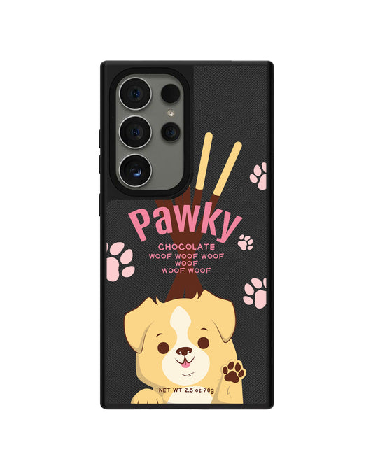 Android Leather Grip Case - Pawky Dog