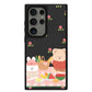 Android Leather Grip Case - Picnic Bear Pink