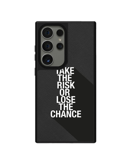 Android Leather Grip Case - Take The Risk