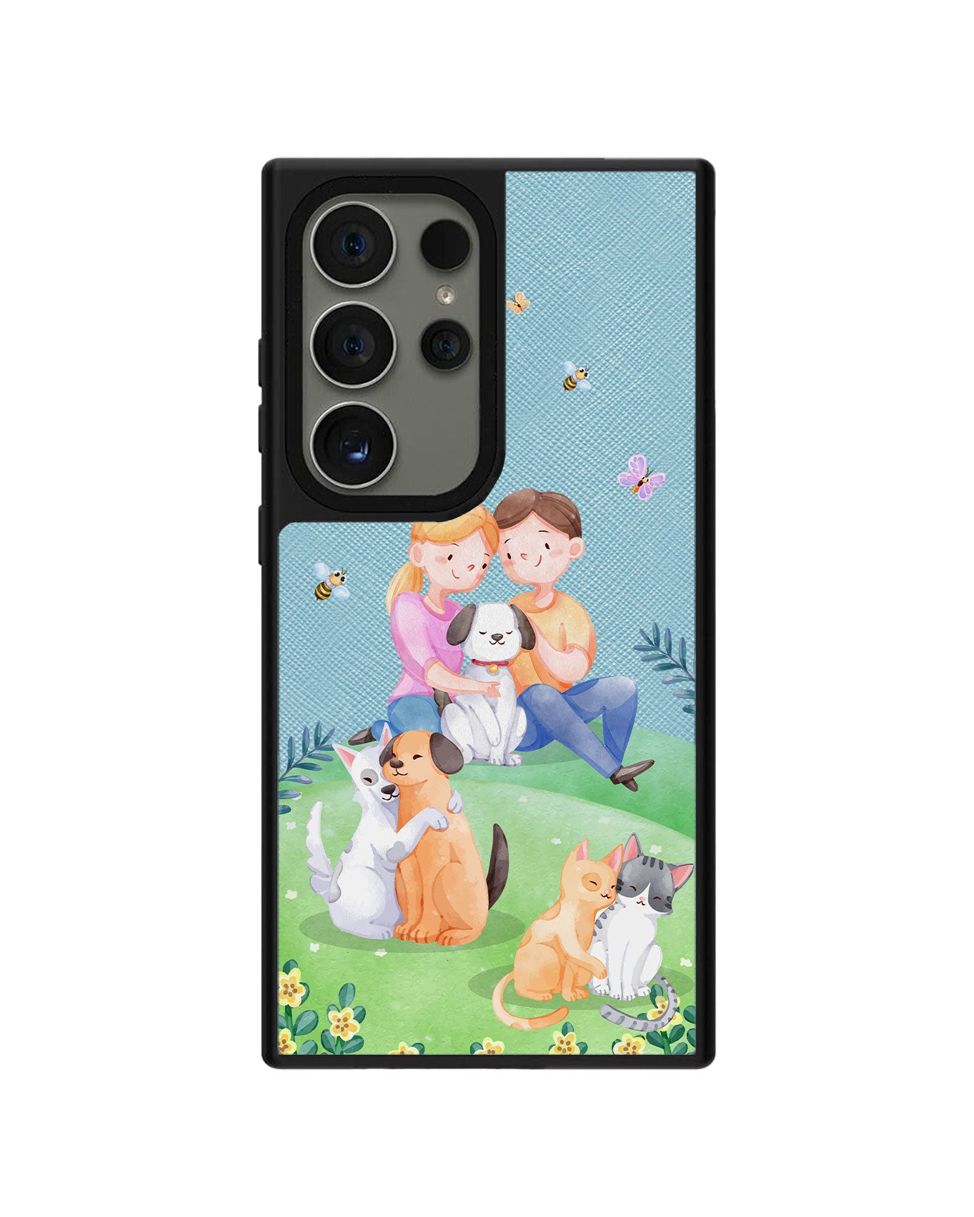 Android Leather Grip Case - Adorable Animals