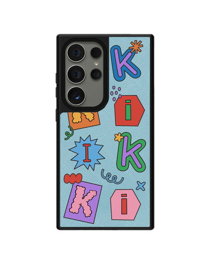 Android Leather Grip - CUSTOM MONOGRAM 3.0 Adorable