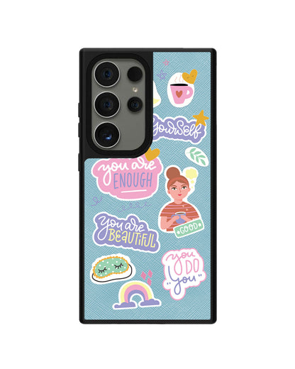 Android Leather Grip - Be Yourself