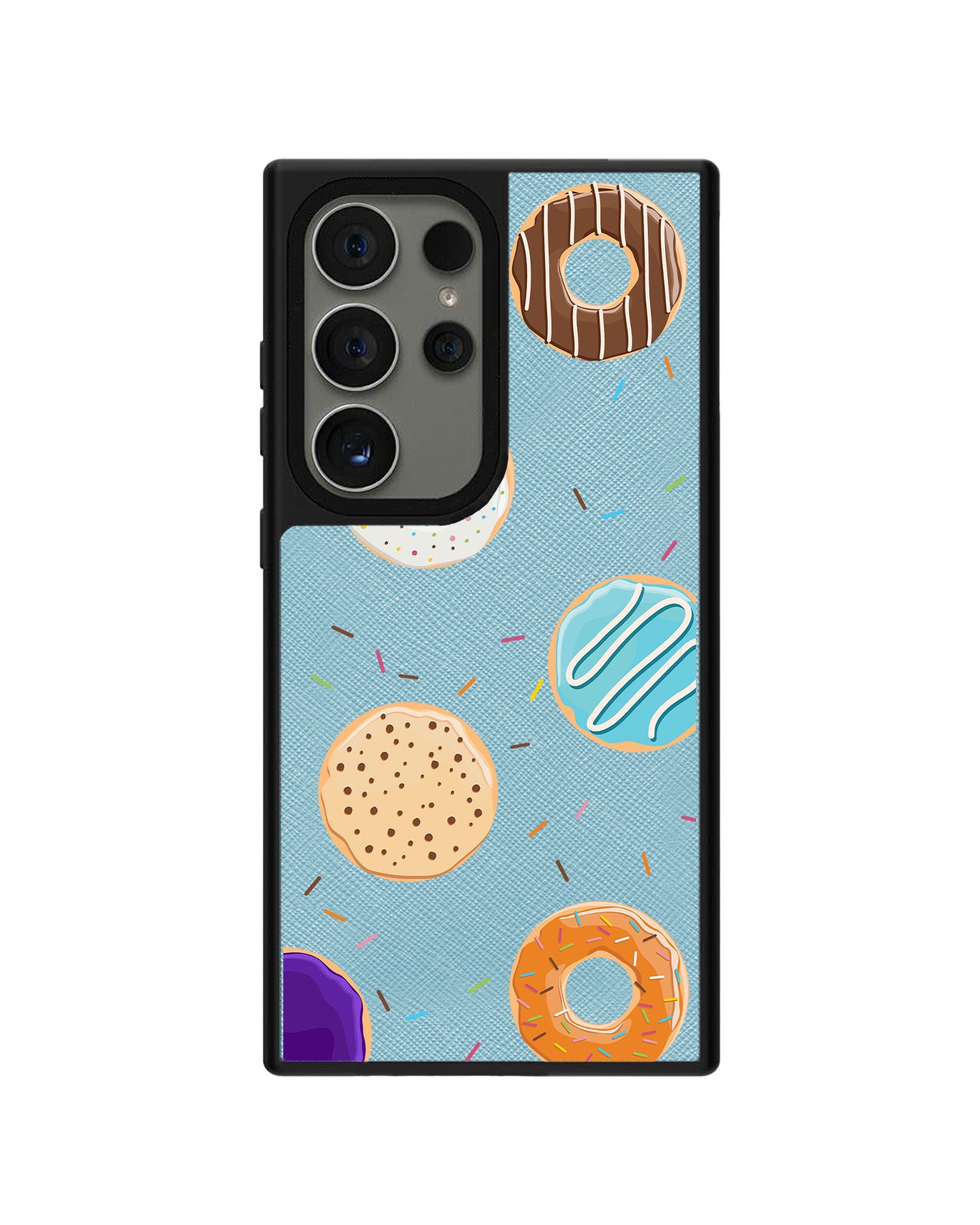 Android Leather Grip Case - Doughnut