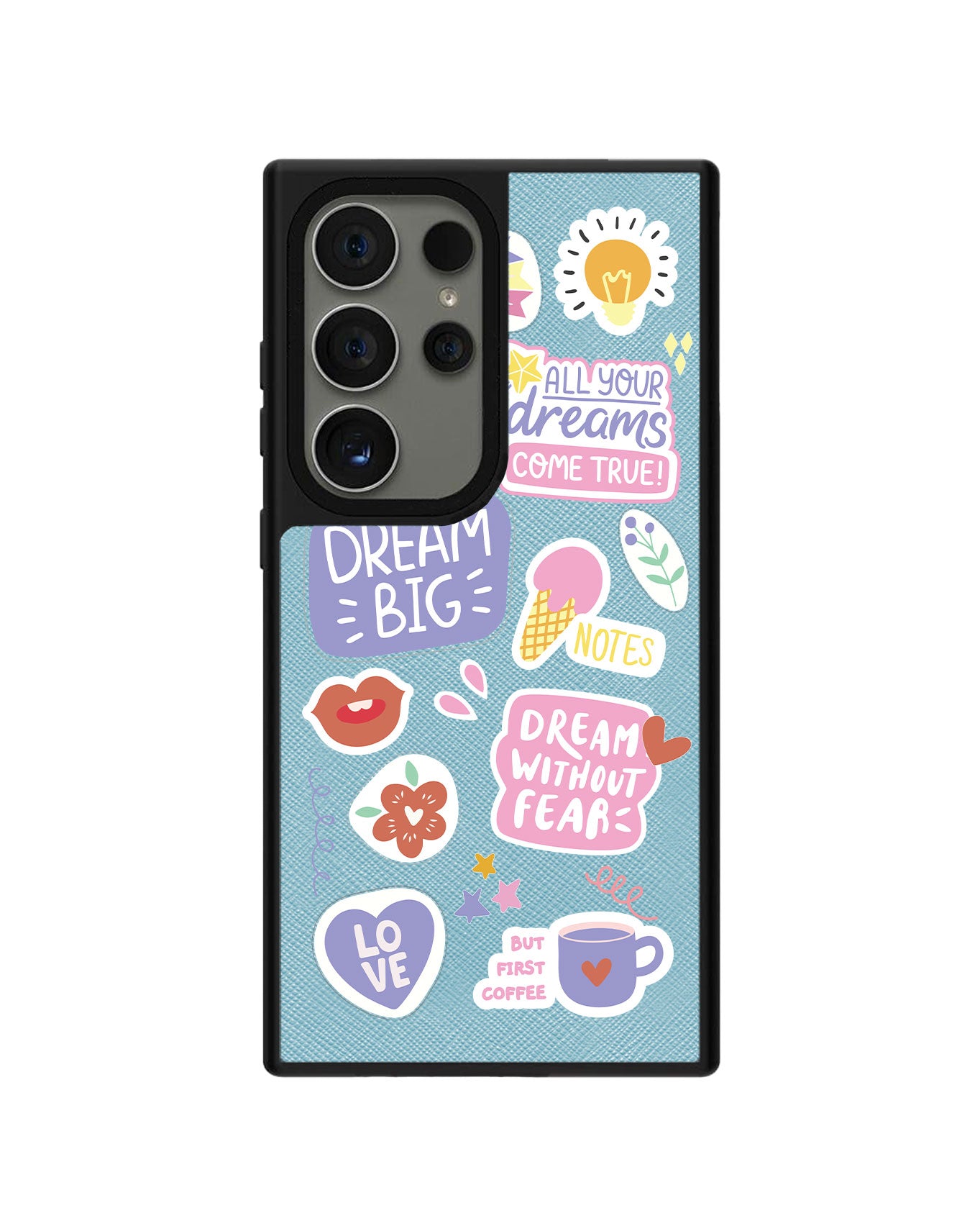 Android Leather Grip Case - Dream Sticker Pack