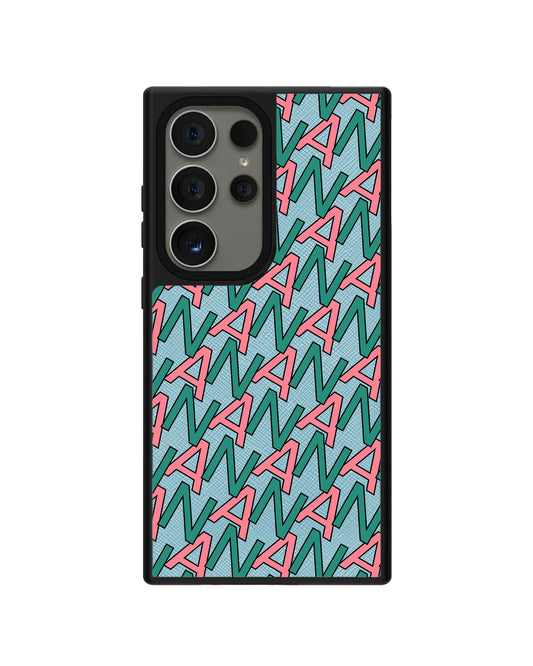 Android Leather Grip - CUSTOM MONOGRAM 3.0 Initial 7.0