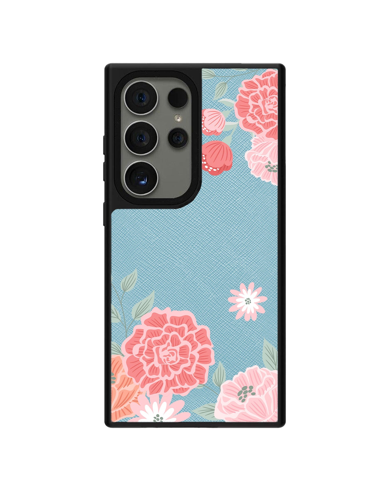 Android Leather Grip Case - Carnation 1.0