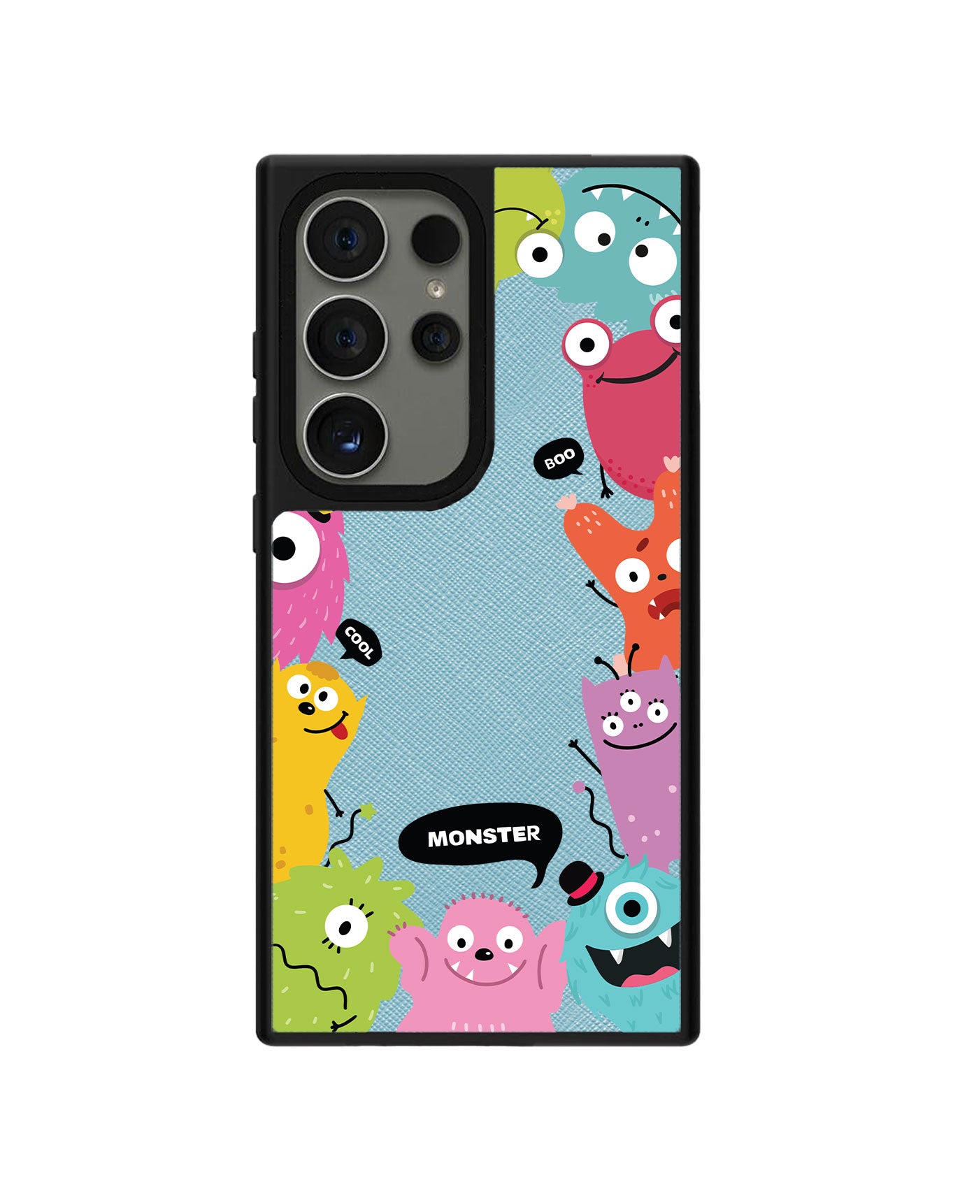 Android Leather Grip Case - Little Monster