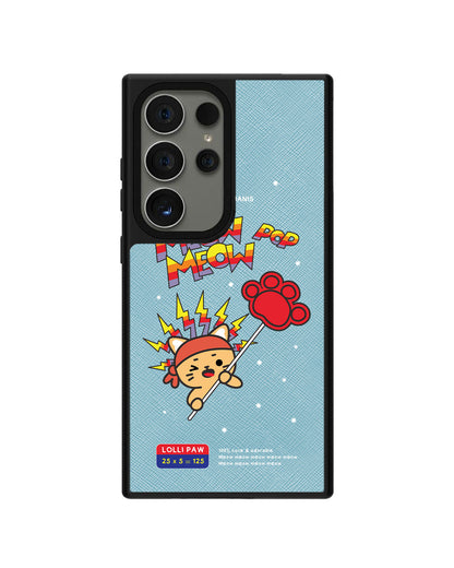 Android Leather Grip - Meow Pop 1.0