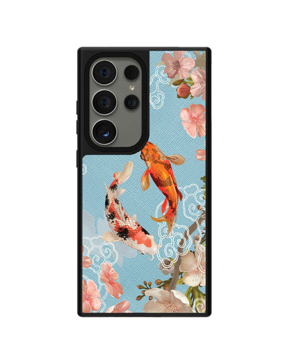 Android Leather Grip - Oil Painting Koi