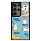 Android Leather Grip Case - Playful Cat 2.0