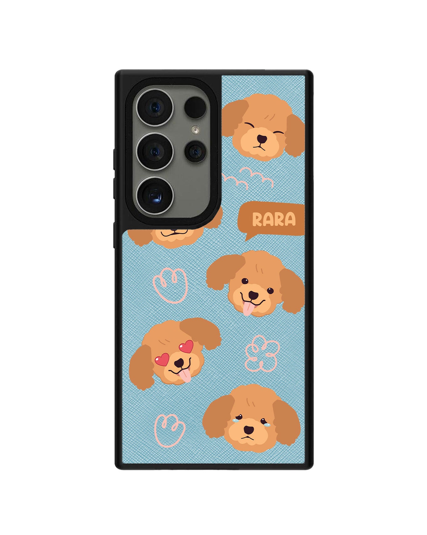 Android Leather Grip Case - Poodle Squad 3.0