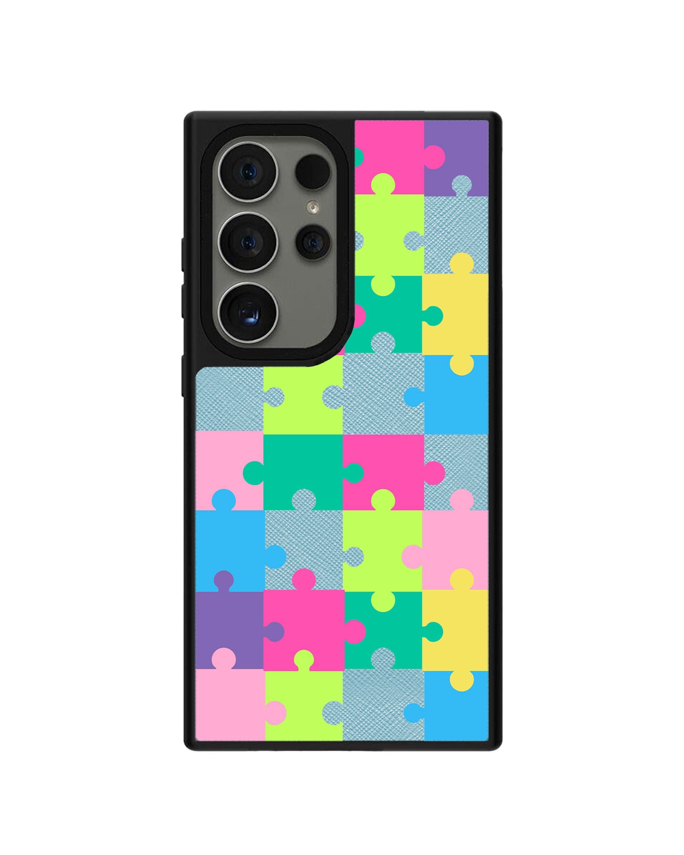 Android Leather Grip Case - Puzzle Piece