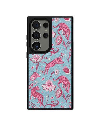 Android Leather Grip - Tiger & Floral 7.0