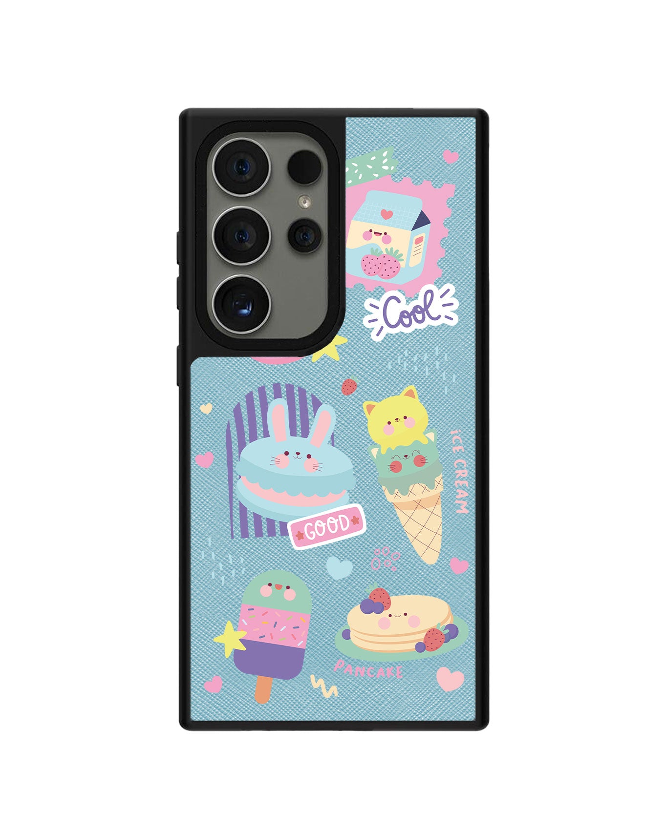 Android Leather Grip Case - Sweet Cafe