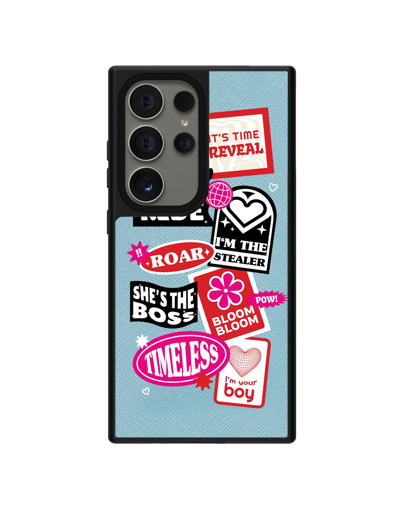 Android Leather Grip Case - The Boyz Song Sticker Pack