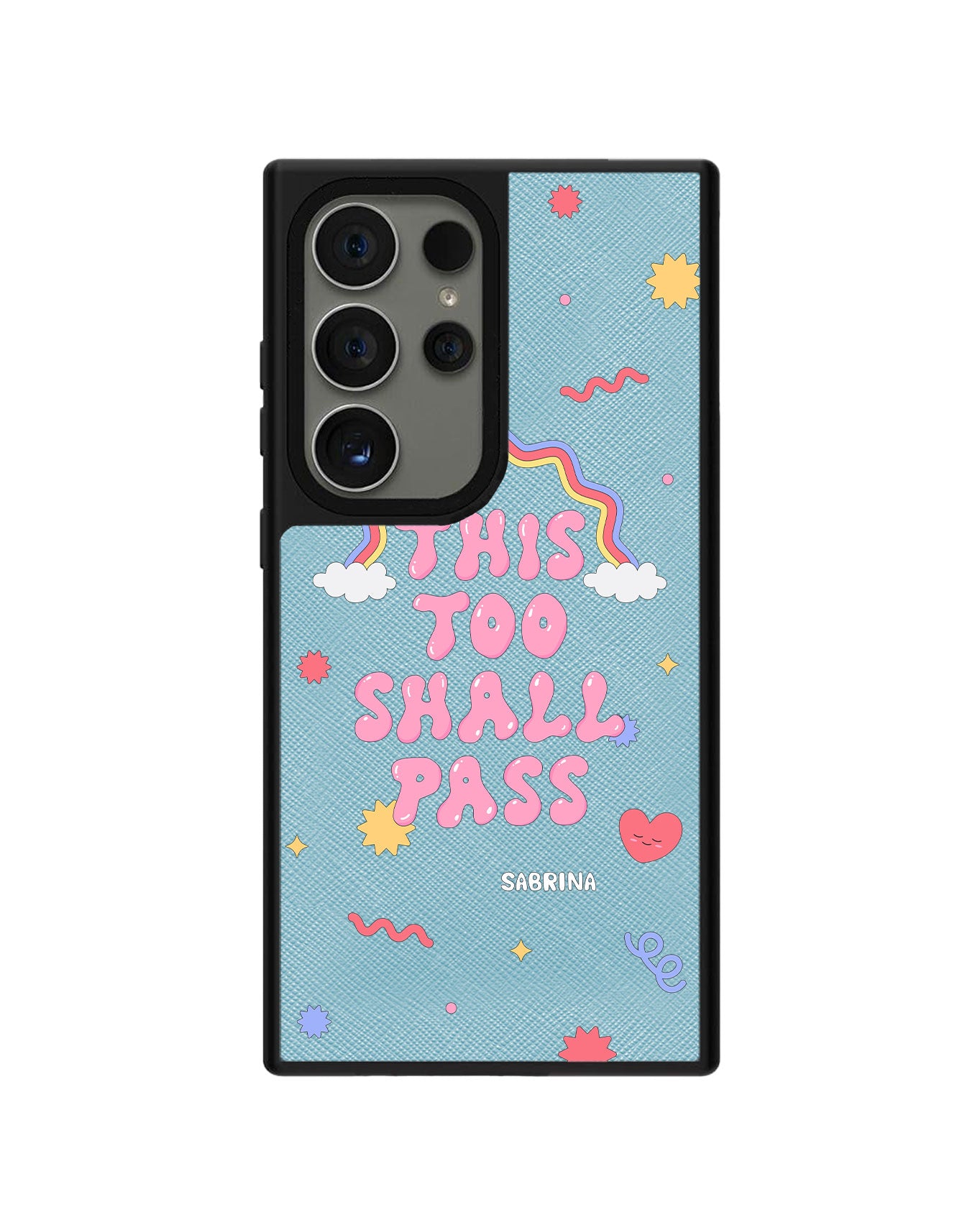 Android Leather Grip Case - This Too Shall Pass