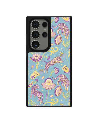 Android Leather Grip - Tiger & Floral 4.0