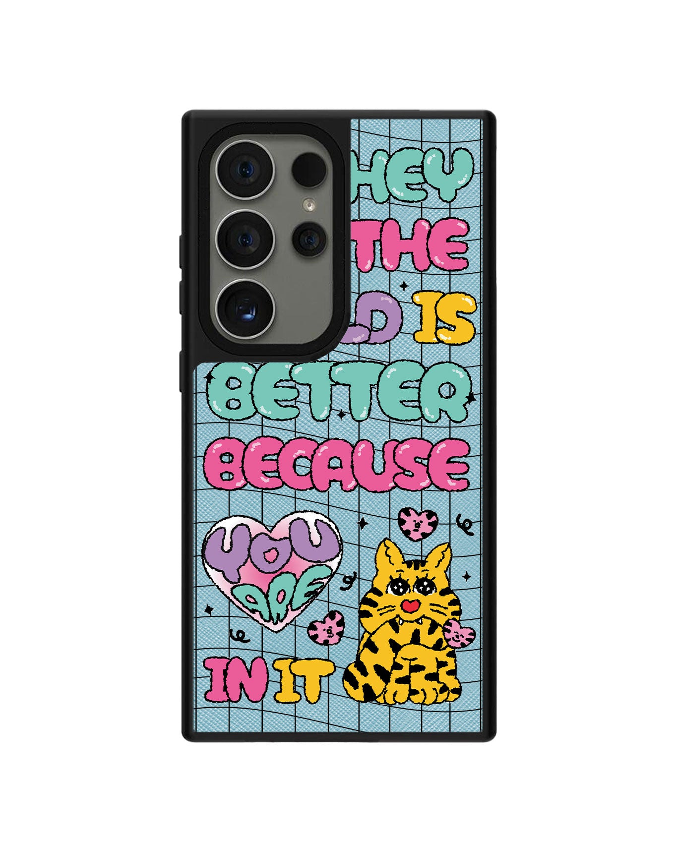 Android Leather Grip Case - You're My World