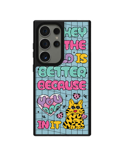 Android Leather Grip - You're My World
