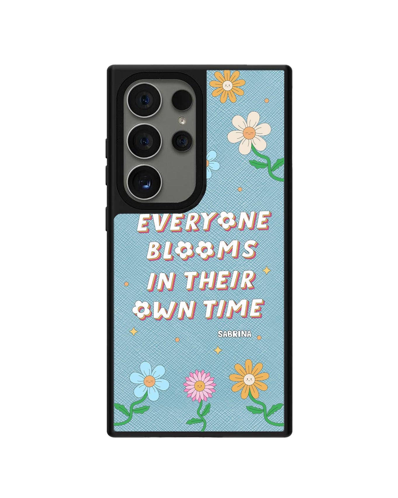 Android Leather Grip Case - Blooms