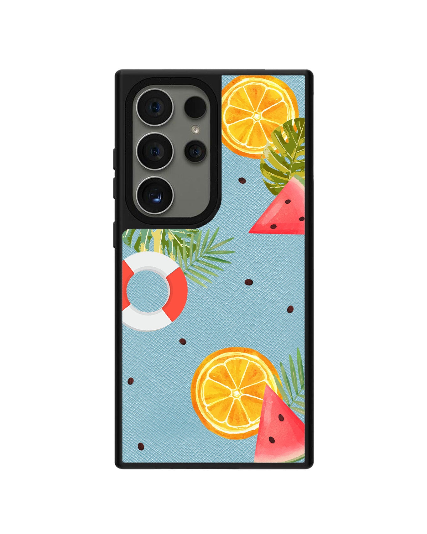 Android Leather Grip Case - Caribbean Vibes