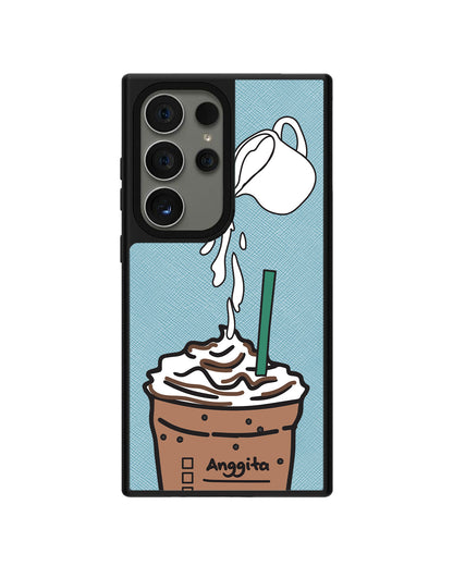 Android Leather Grip - Coffee Frappe