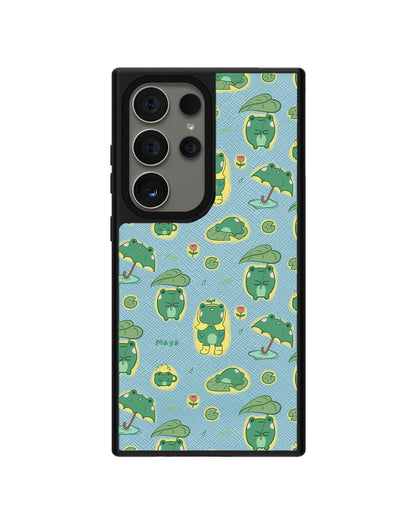Android Leather Grip - Happy Rain