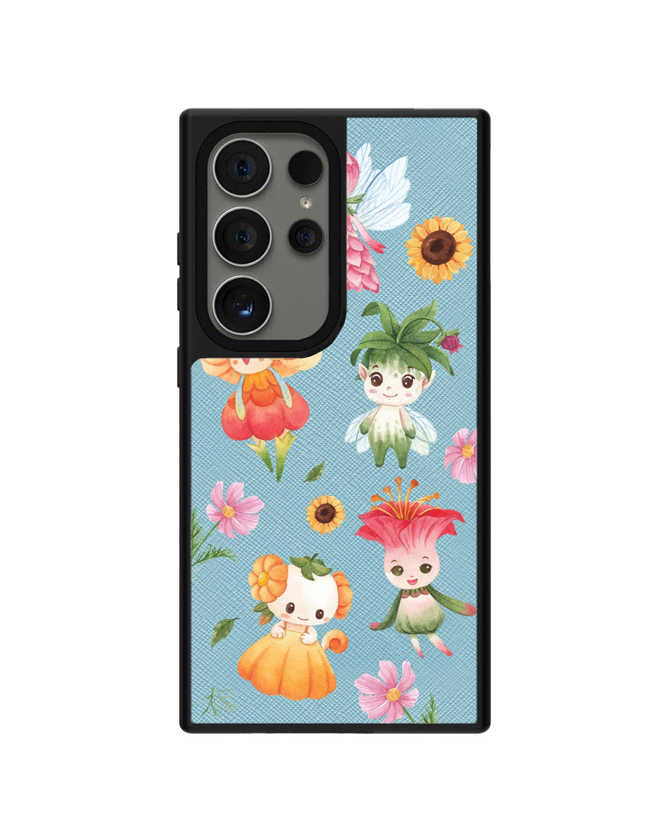 Android Leather Grip Case - Magical Garden