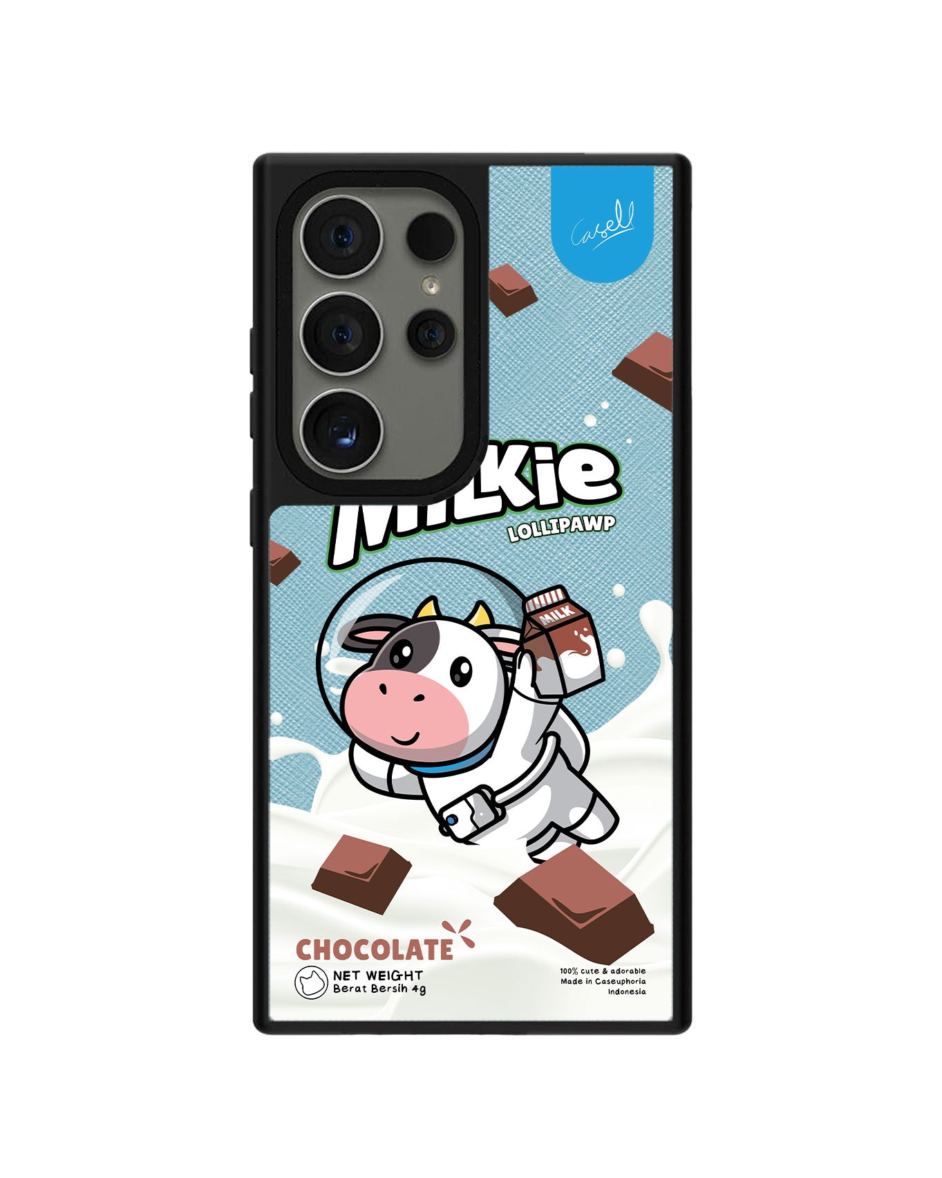 Android Leather Grip Case - Milkie