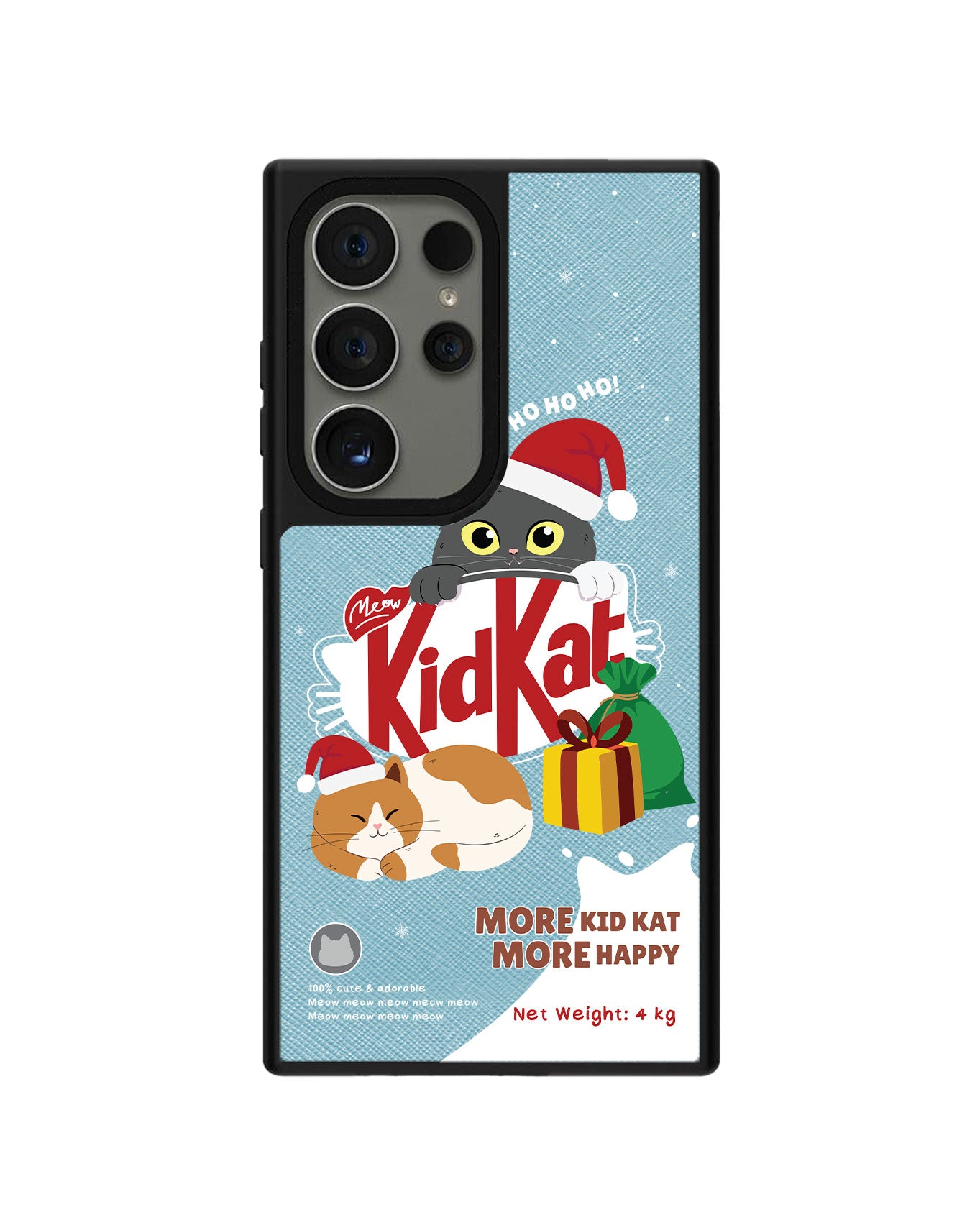 Android Leather Grip Case - Kidkat Christmas