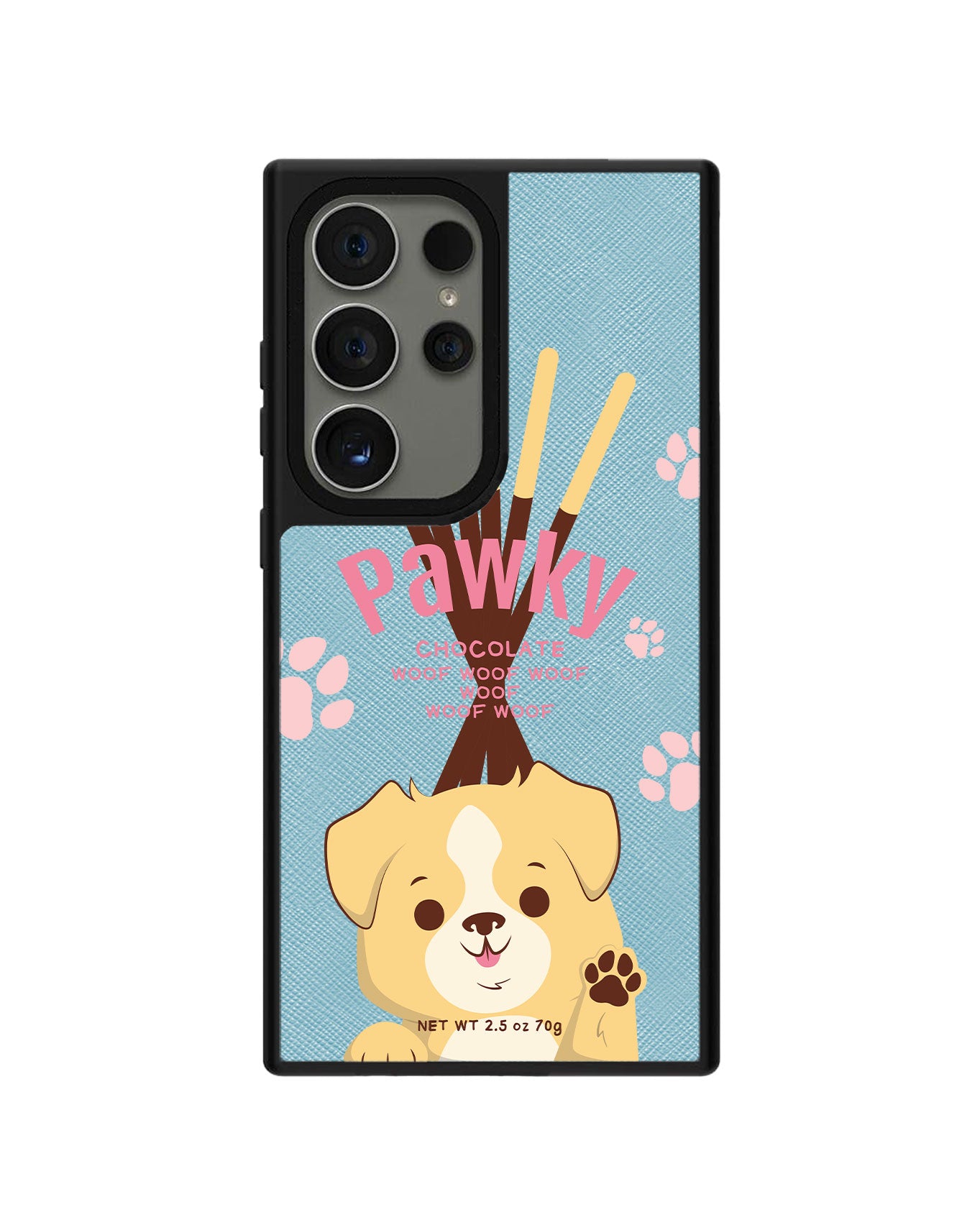 Android Leather Grip Case - Pawky Dog