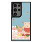 Android Leather Grip Case - Picnic Bear Pink