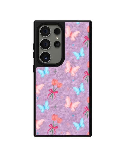 Android Leather Grip - Coquette Butterfly