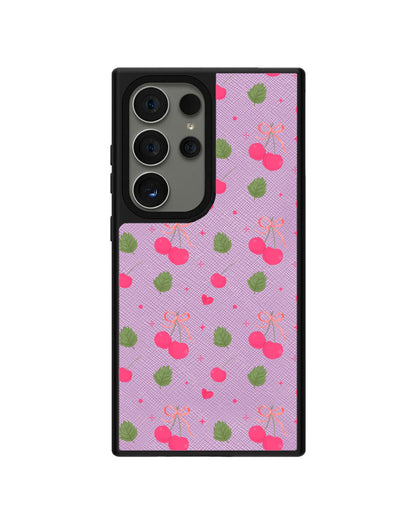 Android Leather Grip - Coquette Cherry