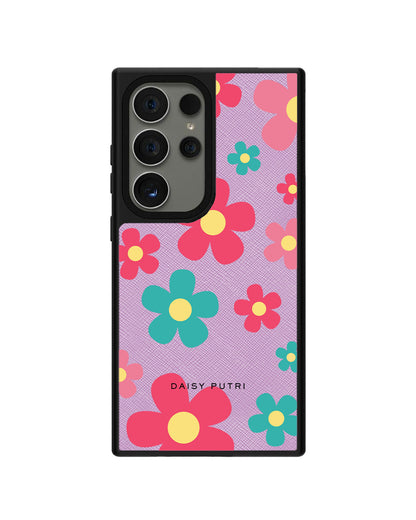 Android Leather Grip - Daisy Delight