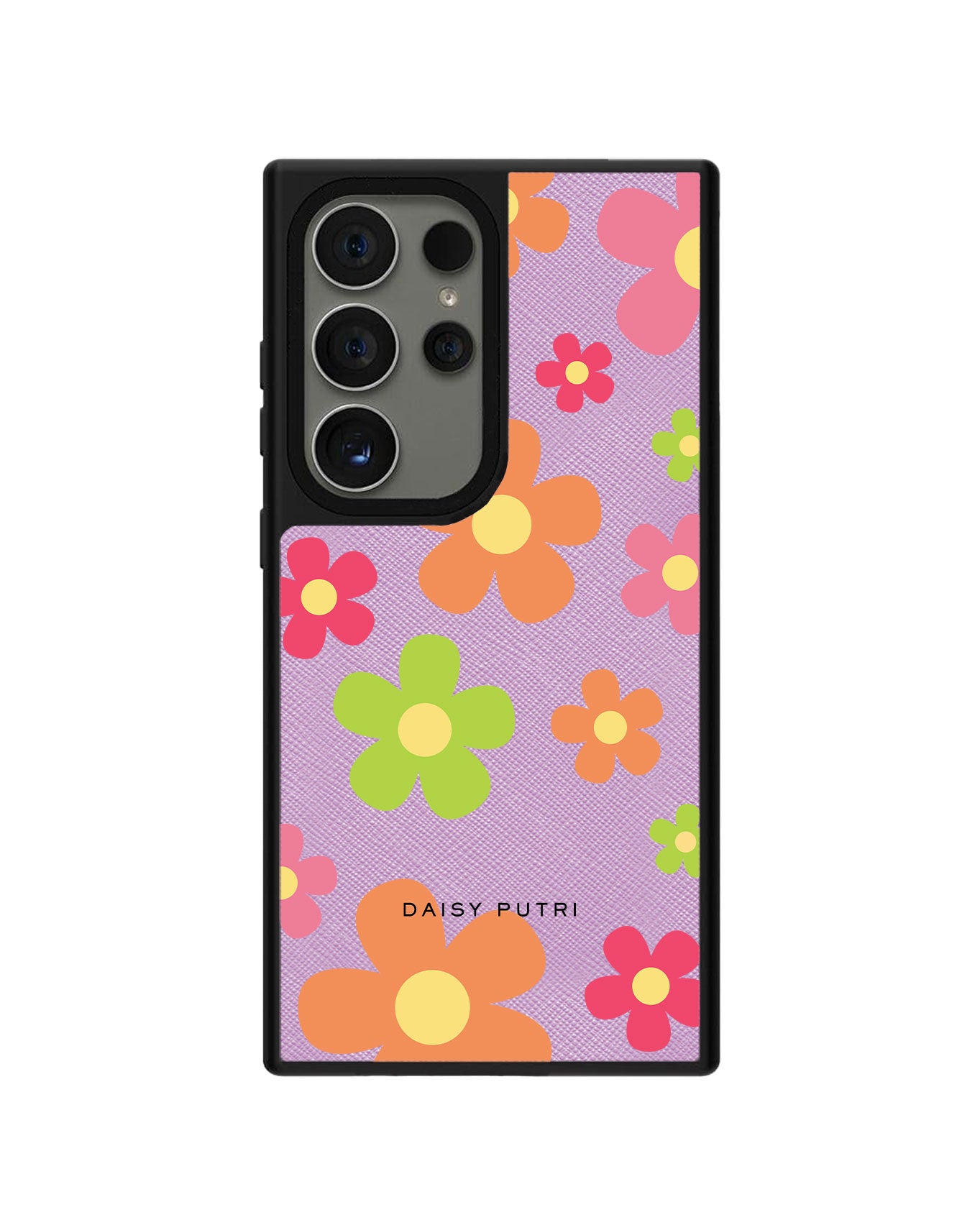 Android Leather Grip Case - Daisy Sunshine 2.0